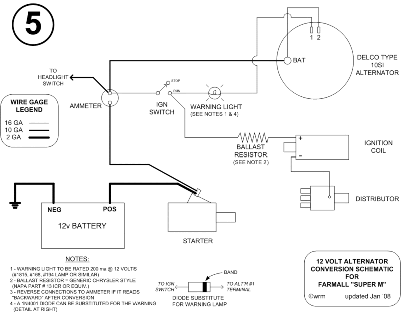 Write up/schematic of wiring on 1947 cub - Farmall Cub